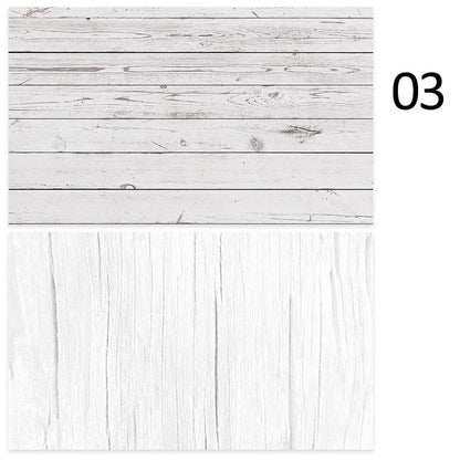 Marble Photography Backdrops 57*87CM 2 Sided Wood Grain Photo Background Wallpaper Studio Waterproof Products Photographic Props
