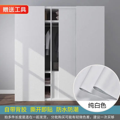 Baby Skin Sensation Thick Self Adhesive Waterproof PVC Wallpaper Muebles Furniture Kitchen Cabinets Armoire Oil Proof Stickers