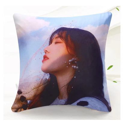 DIY Customized Throw Pillow Custom Cushion Cover Home Decorative Square Wedding Pets Baby Picture Print Pillowcase Gift