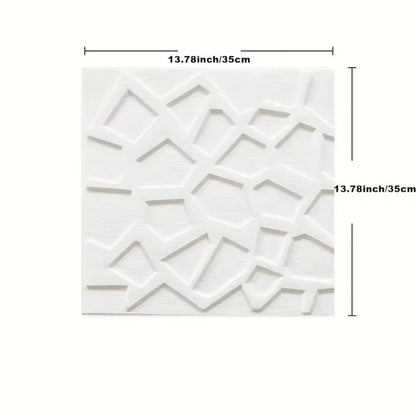 35*35cm 3D Foam Ceiling Waterproof Anti-collision Wall Stickers Peel and Stick Self-adhesive Background Wallpaper Bed Room Decor