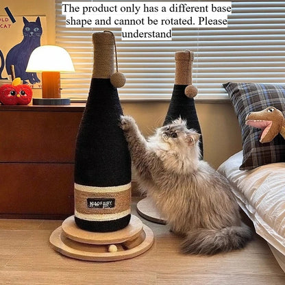 Wine Bottle Sisal Cat Scratching Posts Corner Sofa Wear Resistant Scratching Posts Cats Rope Toys Scratchers Pets Supplies