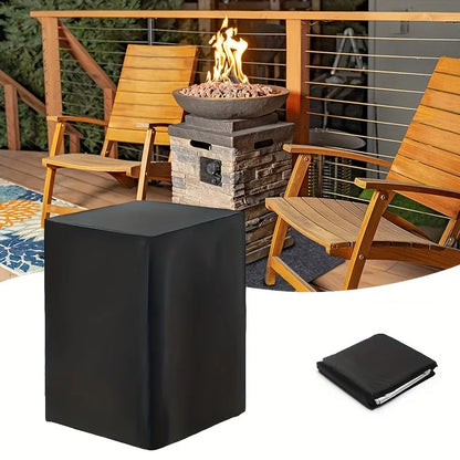 Square Fire Pit Cover - Waterproof, All-Weather Resistant, 210D Outdoor Patio Furniture Cover for Fire Pit Table