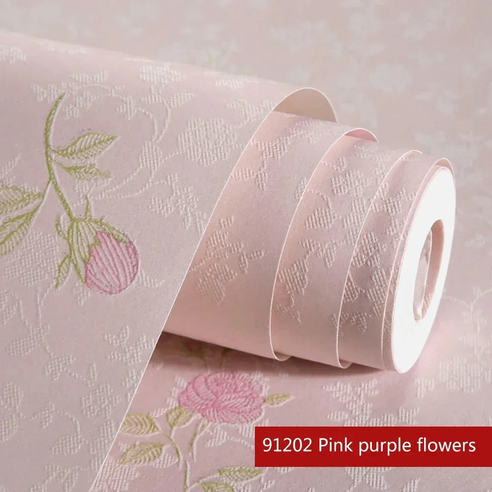 Wallpapers Home Decor Non Woven Fresh Small Floral Wall Paper Pastoral Warmth Romantic Girl Bedroom Living Room Wallpaper