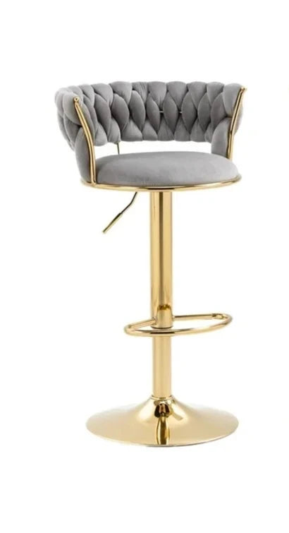Modern Gold Legs Bar Stools Adjustable Height Italian Minimalist Bar Stools Ergonomic Designer Mama Sandalyesi Kitchen Furniture
