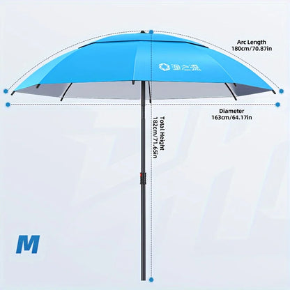 Fishing Umbrella, Outdoor Sunshade Umbrella for Anglers, Portable, For Fishing, Stall, Garden, Shop & Outdoor Activities