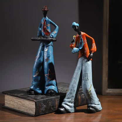 Wine Cabinet Decoration Western The Band Characters Retro Ornaments Niche European Home Living Room Porch Bookcase Furnishing
