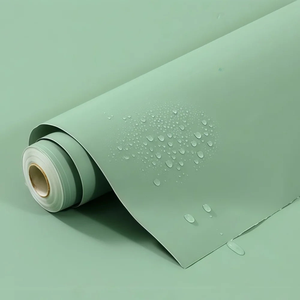 1roll 2/5/10m（45cm Width）Self-Adhesive Wallpaper Stickers for Cabinet and Wardrobe Doors,Furniture Renovation, Wall Color Change
