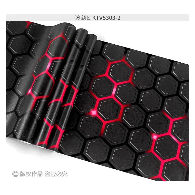 KTV Wallpaper Wallpaper 3D Stereoscopic Technology Internet Cafe Background Live Theme E-sports Hotel Decoration Wall Covering