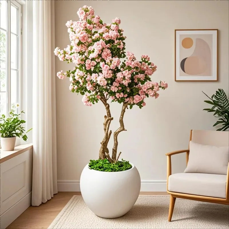 Custom Outlet Large Artificial Cherry Blossom TreeFake Plant Decoration Beautiful Indoor Outdoor