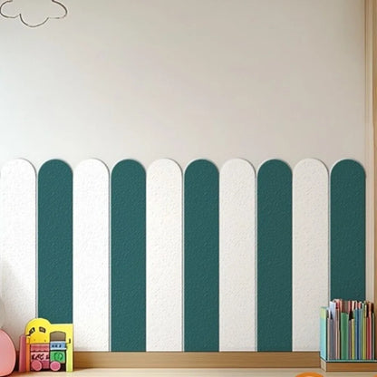 10 pieces/set Self-adhesive Anti-collision Wall Sticker Solid Color Thickening Moisture Resistant Wallpaper Waterproof