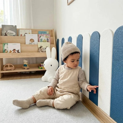 10 pieces/set Self-adhesive Anti-collision Wall Sticker Solid Color Thickening Moisture Resistant Wallpaper Waterproof