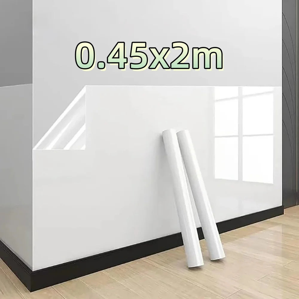 3M/5M/10M Kitchen Wall Wallpaper Transparent Electrostatic Protective Film Oil Proof Wall Sticker Waterproof Paper Home Decor