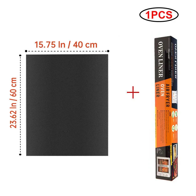 BBQ Grill Mat Non-stick Reusable Heat Resistant Extra Thick Pad Oven Liners Baking Mats Easy Clean Kitchen Outdoor Barbecue Tool