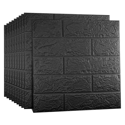 3D wallboard wallpaper sticker with self-adhesive waterproof foam, suitable for indoor wall decoration, bathroom home decoration