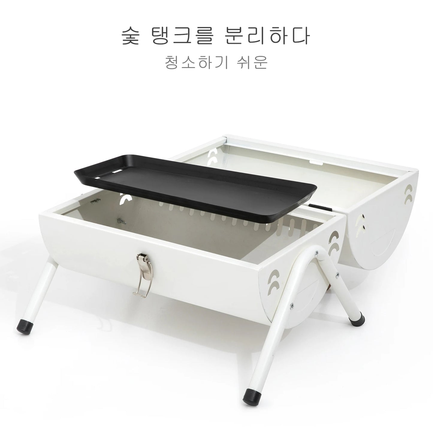 BISINNA Outdoor Multifunctional Portable Barbeque Stove Camping BBQ Charcoal Grill With Dual Side Camping Supplies