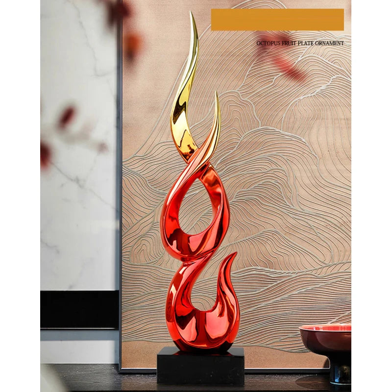 Creative decorations, light luxury, high-end living room, porch, TV cabinet wine cabinet, office, rising artistic soft decorati