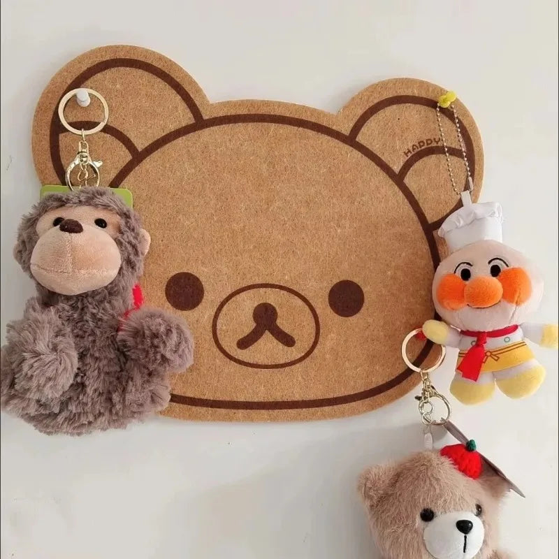 Cartoon Felt Board Home Decor Wall Decor Panel Felt Posters on The Wall Bear Wall Sticker Rilakkumas Children's Room Decorating