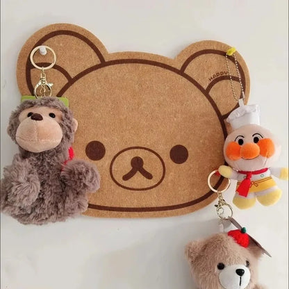 Cartoon Felt Board Home Decor Wall Decor Panel Felt Posters on The Wall Bear Wall Sticker Rilakkumas Children's Room Decorating