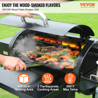 SucceBuy Portable Charcoal Grill Propane Gas Grills with Cover and Cart Heavy Duty Iron BBQ Grill for Outdoor Cooking Barbecue