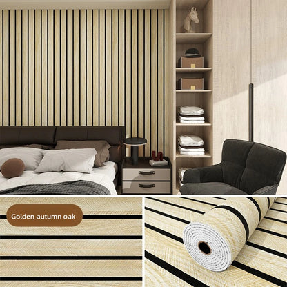3M Thick Brown Grid Peel and Stick Wallpaper Faux Plaid Design Waterproof and Moisture-Proof Ideal for Walls Ceilings Home Decor