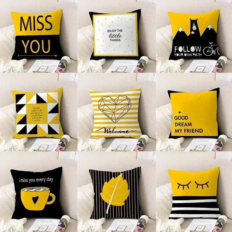 Throw Pillows Covers Decorative Pillow Cover Sofa Bed Living Room Plush Sleep Throw Pillows Covers Pillowcase