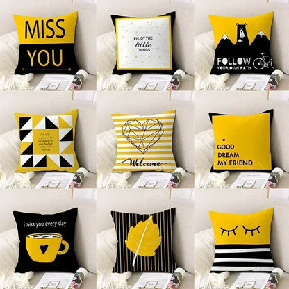 Throw Pillows Covers Decorative Pillow Cover Sofa Bed Living Room Plush Sleep Throw Pillows Covers Pillowcase