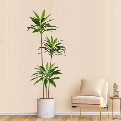 50-225CM Artificial Green Dracaena Plant Tree Indoor Outdoor Ornament Fake Plant for Home Garden Room Wedding Decor Halloween