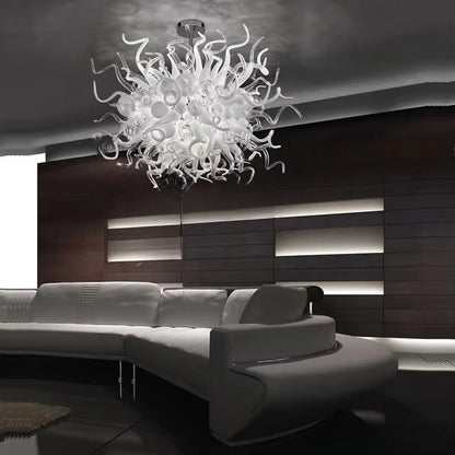Nordic luxury design modern glass metal floor hotel living room home decoration