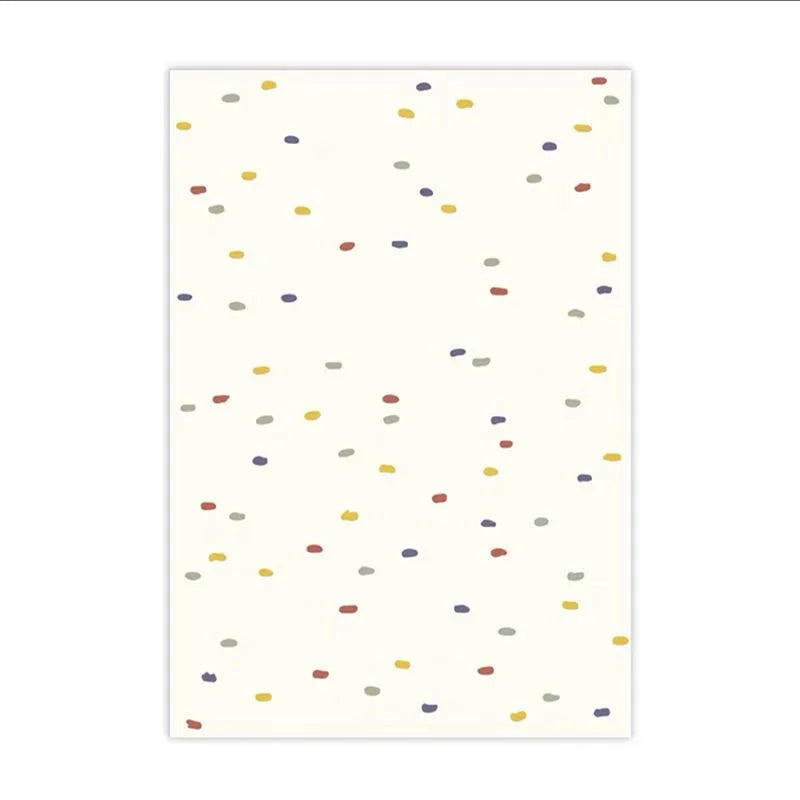 Children Furry Carpet Spotted Rug for living Room Modern Floor Mat Room Decor Bedroom Plush Mat