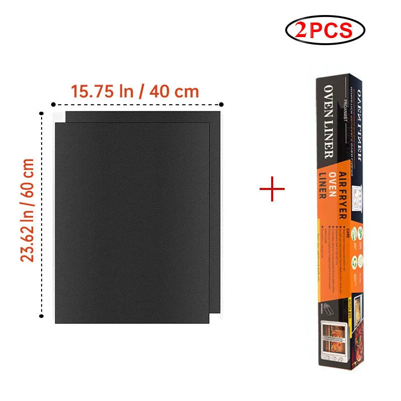 BBQ Mats Oven Bottom Liners Reusable Non-stick Baking Mats Outdoor Party Protective Mats Kitchen Tools Heat Resistant Grill Mats