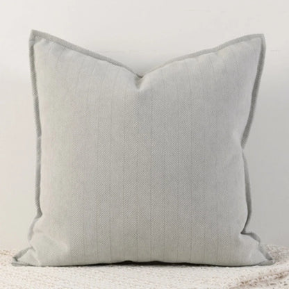 Cozy Solid Chenille Throw Pillow Covers - Nordic Design, 45x45/50x50/60x60/65x65cm, Ideal for Living Room & Bedroom Decor