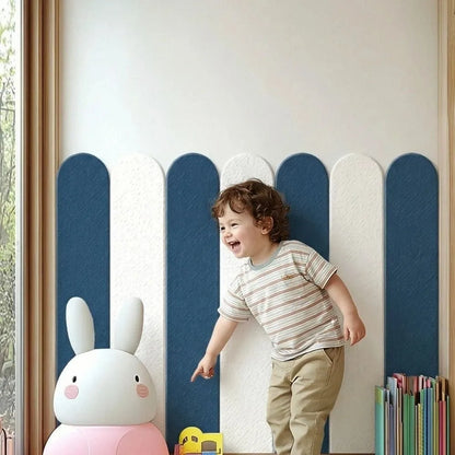 10 pieces/set Self-adhesive Anti-collision Wall Sticker Solid Color Thickening Moisture Resistant Wallpaper Waterproof