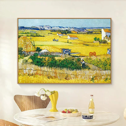 Modern 100% Hand Painted Sunflower Oil Painting Reproduction Canvas Wall Art Unframed Paintings Wall Picture Artwork Van Gogh