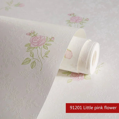 Wallpapers Home Decor Non Woven Fresh Small Floral Wall Paper Pastoral Warmth Romantic Girl Bedroom Living Room Wallpaper