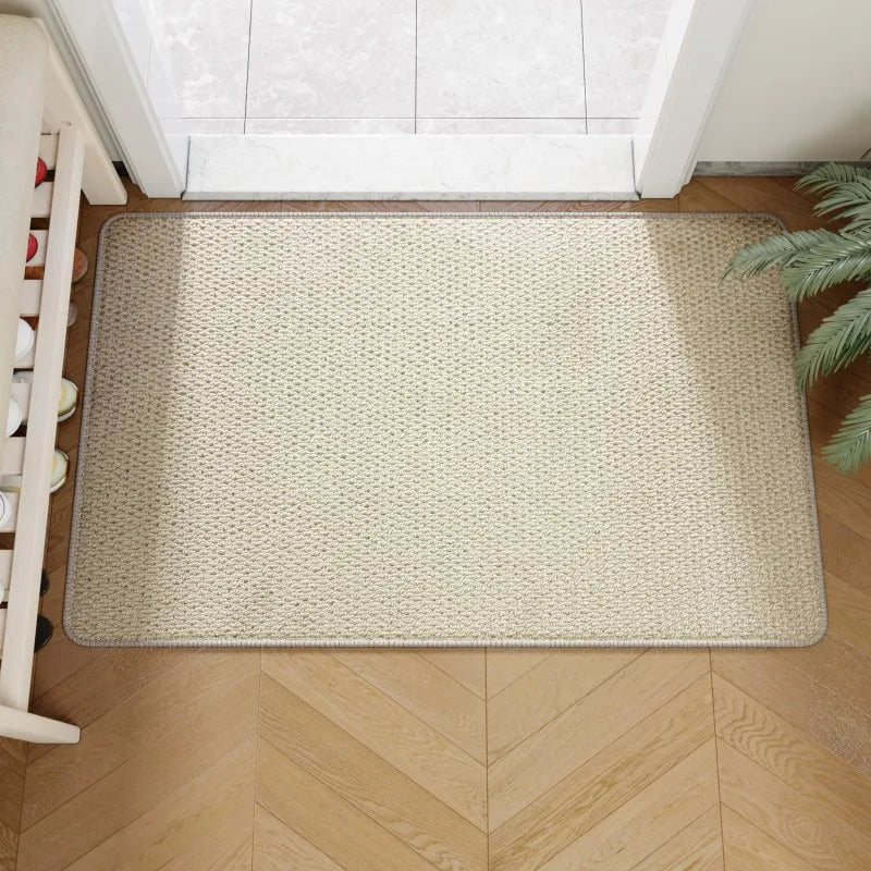 Outdoor Rugs Faux Jute Doormat Effortless Style Durability Every Entrance Floor Carpet Multi-Size 40x60cm/50x80cm/80x120cm