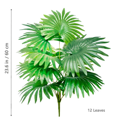 Artificial Palm Tree - Large Fake Tropical Plant Suitable for Indoor Outdoor Decoration Without Pot