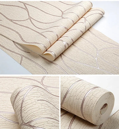 3D Wallpaper Modern Simple Non-Woven Wallpaper 3D Living Room TV Bedroom Background Wall Home Decor Papel De Parede 3D Paisagem