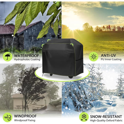 Outdoor Barbecue Rain Cover Dustproof Sunproof Waterproof Garden BBQ Cover Protective Shelter for Picnics And Camping