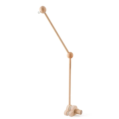 Baby Rattle Toy 0-12 Months Toys Wooden Mobile Bed Bell Floor Stand Bracket Newborn Bed Bell Hanging Holder Bracket Infant Crib