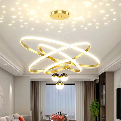 Living Room Chandelier - Modern, Simple and Elegant, Trendy Lamp, New Model for Dining Room, Master Bedroom Lamp