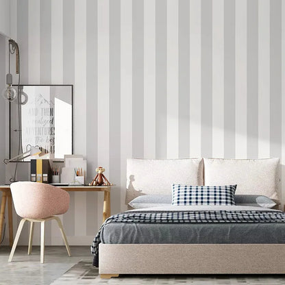 Modern Minimalist Black and White Striped Wallpaper Living Room Bedroom Room Background Wallpaper Non Self-adhesive