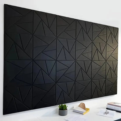12pcs High-Density Acoustic Foam Panels Soundproof Boards Suitable for Recording Studios Home Theaters Game Rooms Meeting Room