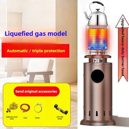 Commercial Gas Heater Outdoor LPG Heating Furnace for Home Natural Gas Fire Boiling Water Stove