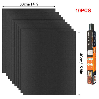 BBQ Grill Mat Non-stick Reusable Heat Resistant Extra Thick Pad Oven Liners Baking Mats Easy Clean Kitchen Outdoor Barbecue Tool