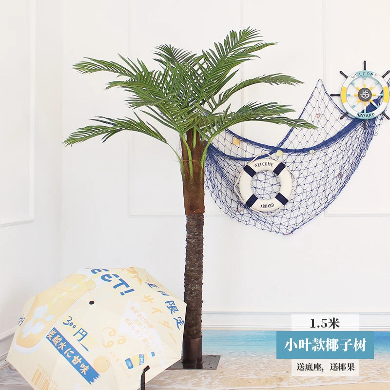 large artificial coconut tree indoor and outdoor decorative plant hotel floor palm tree