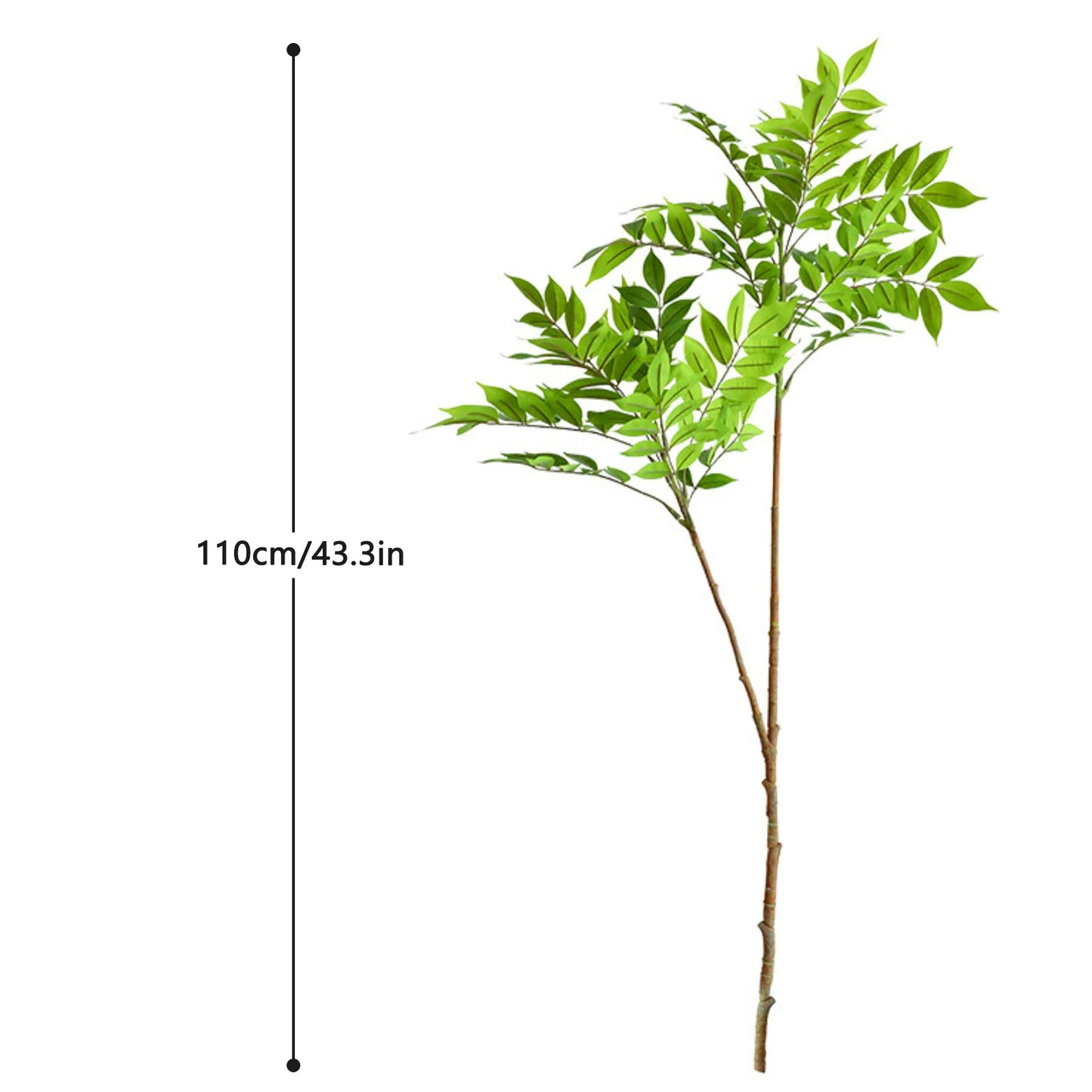 77-135cm (53.1in) Artificial Fiddle Leaf Ficus Fig Plant for Outdoor Courtyard Garden Balcony Indoor Home and Office Decoration