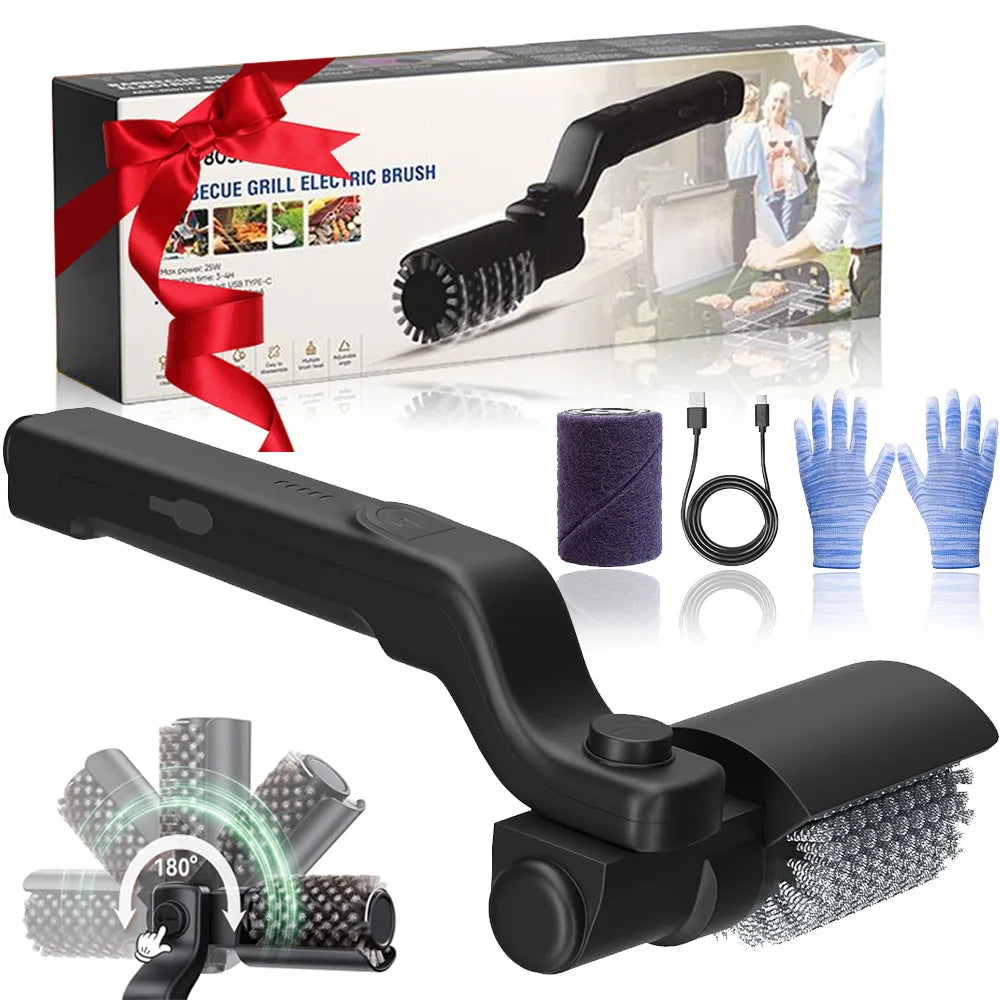 2026 NEW Speed BBQ Grill Brush for Outdoor Grill,Electric Grill Brush,Automatic Grill Cleaning Brush for Camping Outdoor Grill