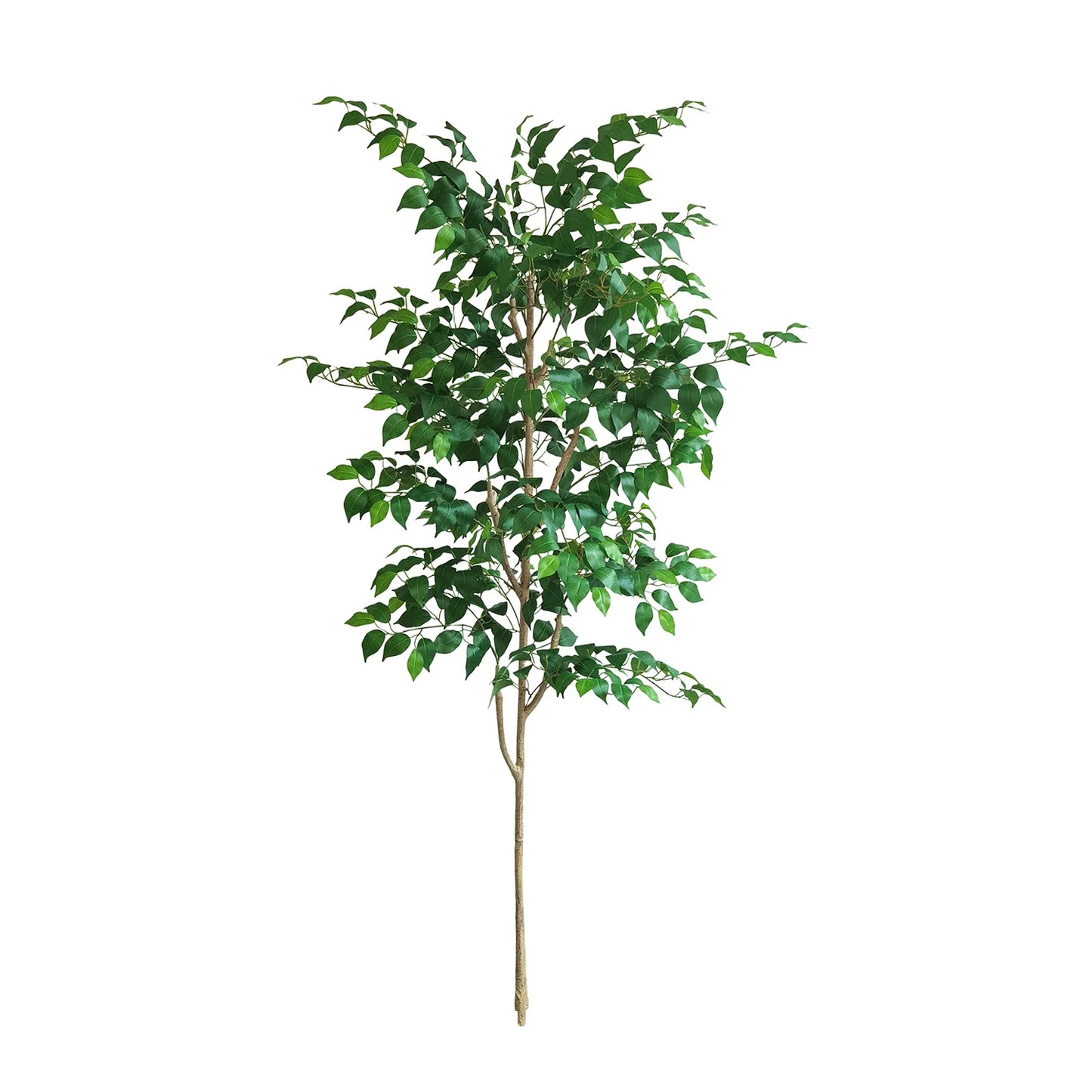 2.1M 82.68in Artificial Banyan Tree Faux Silk Plant Realistic Trunk Branches Potted Indoor Outdoor Decor 740-210