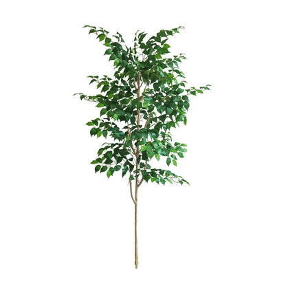 2.1M 82.68in Artificial Banyan Tree Faux Silk Plant Realistic Trunk Branches Potted Indoor Outdoor Decor 740-210