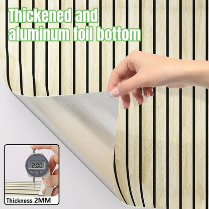 3D Wall Sticker Panel Self-Adhesive Wood Grain Wallpaper Home Decor Peel and Stick Easy To DIY Suitable for Ceiling Living Room